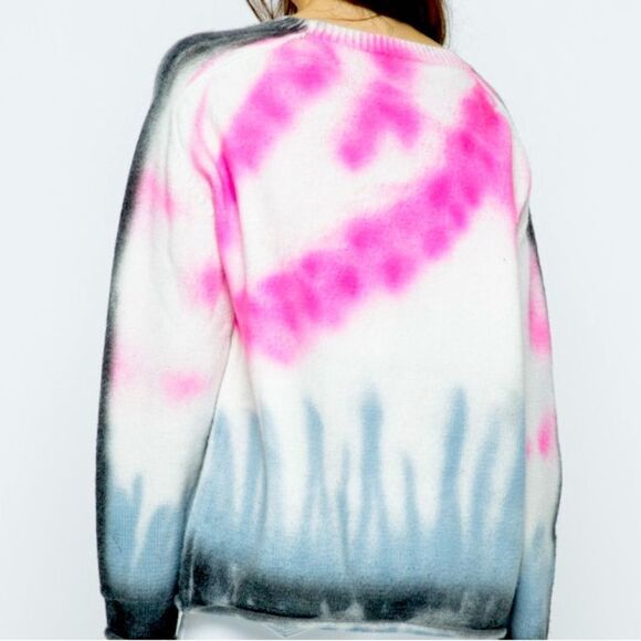 *$10 OFF En3 En Merci &merci Tie-dye sweater pink combo - Picture 3 of 3